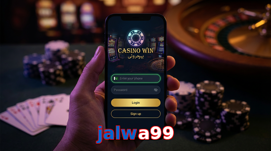 Main screen of Jalwa99 login page for PK players